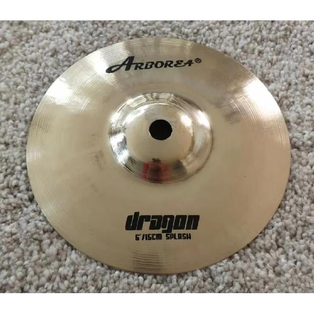 Arborea Professional Cymbal-Dragon Series 6-12 inch Splash Cymbal Bright Finish Bronze ChinaEffects Cymbal Drum Accessories Splash 6 in