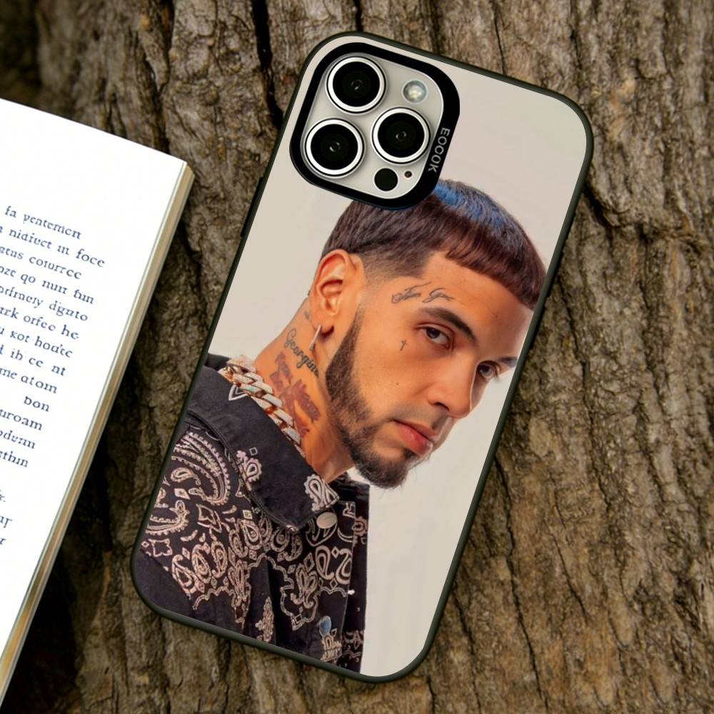 Anuel AA Phone Case For iPhone 17,16,15,14,13,12,11 Plus,Pro Max,XS,Colorful Silver Phone case Funda Cover