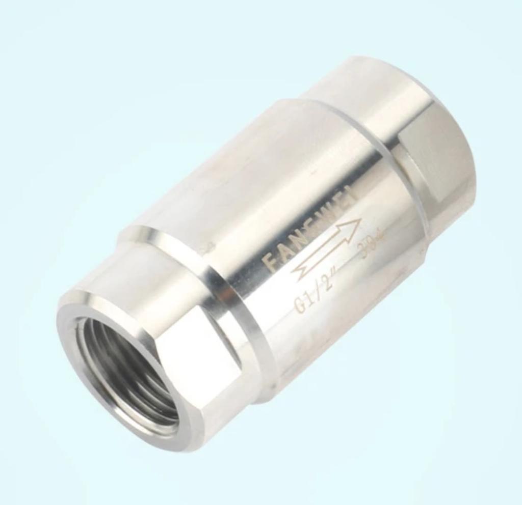 Presiune înaltă 1/8" 1/4" 3/8" 1/2" 3/4" 1" BSP Femelă Oțel Inoxidabil 304 316 Supapă de Verificare Unidirecțională Fără Retur Abur Apă Ulei