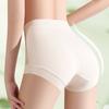 Women's High Waisted Underwear Ladies Sexy Lace Ice Silk Panties Full Coverage Breathable Soft Stretch Briefs