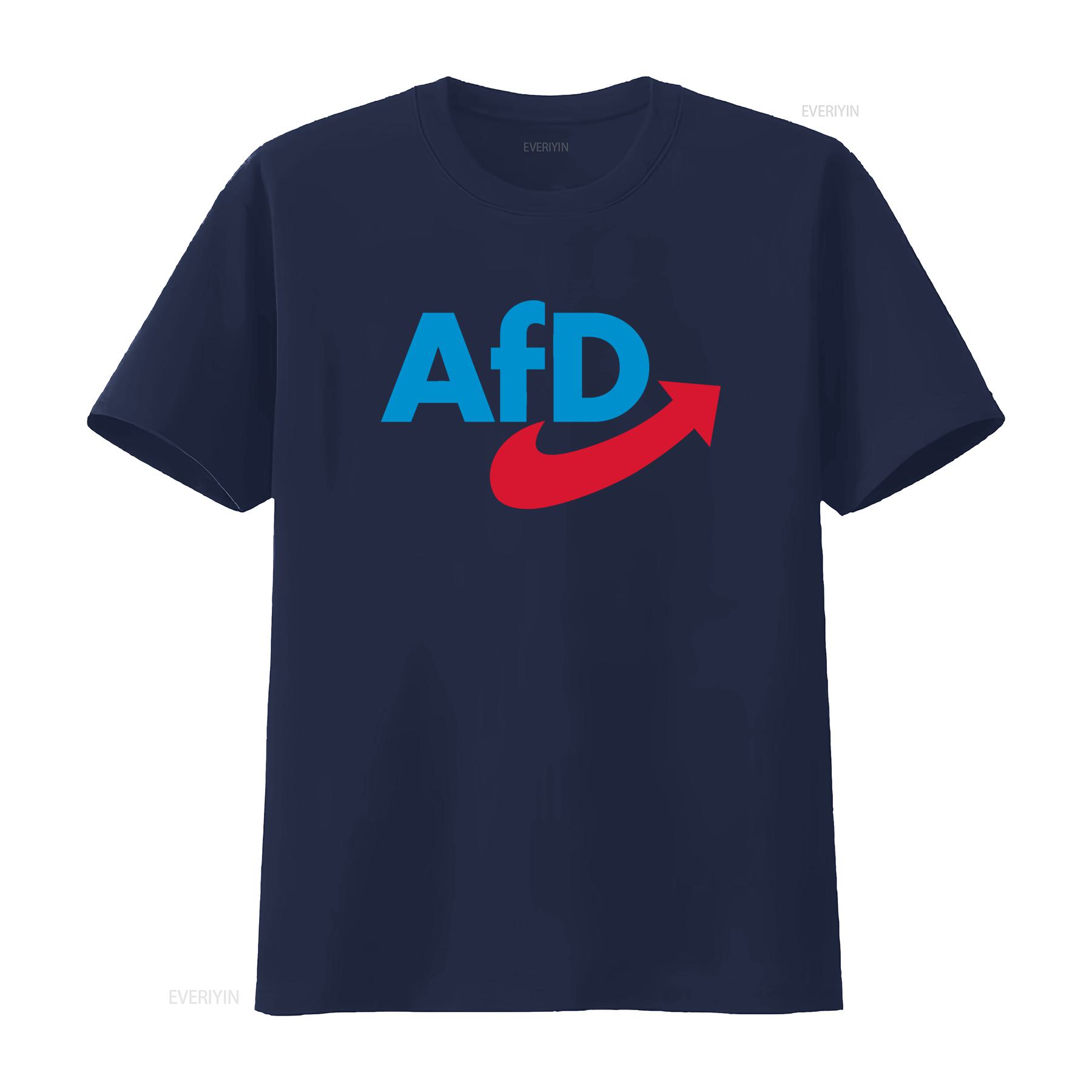 Afd Deutsche Politische Partei T-Shirt Alternative für Deutschland Politik Reform vintage Gewaschen Designer-Kleidung Leicht gedehnt M