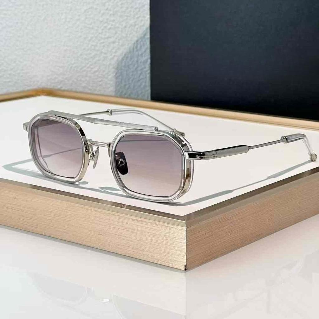 Heavy Metal Fashion Trend Vintage Luxury Sunglasses ANTHONY Alloy Acetate Frame UV400 Retro Square Design Unisex A+ Top Quality