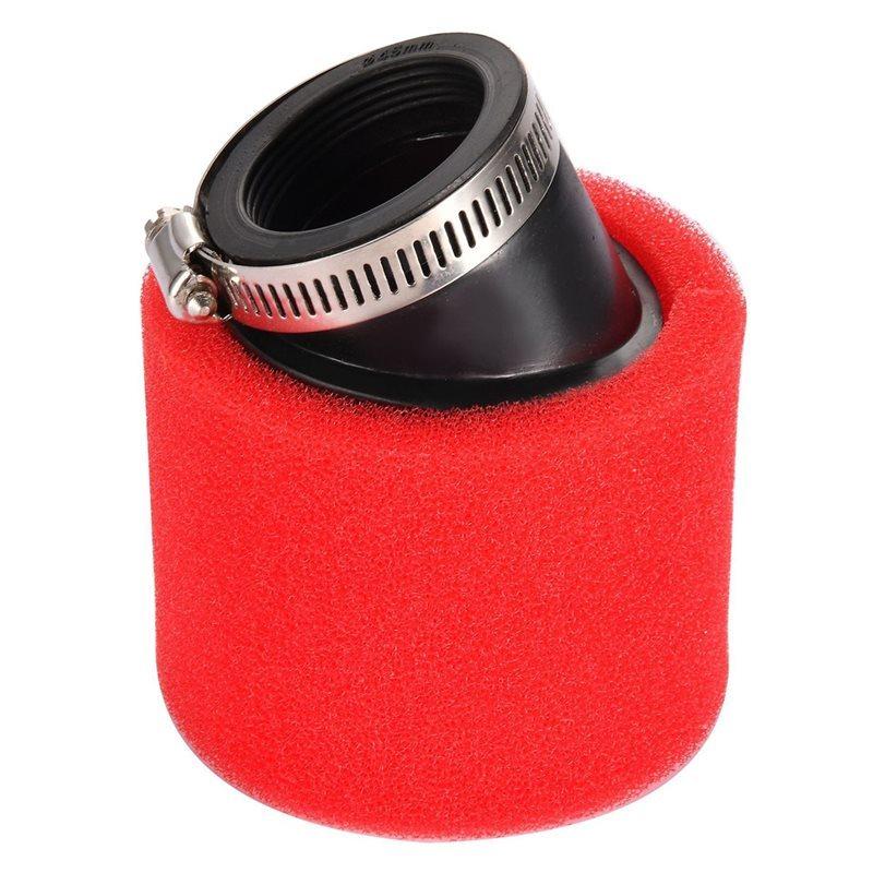 Air Filter 45Mm Red Foam Sponge Cleaner For Moped Scooter Dirt Pit Bike Motorcycle ATV For Dirt Bike Air Filter