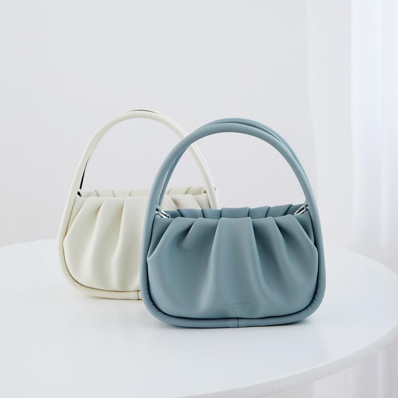Folded Cloud Bag Women's Bag Summer New Niche Light Luxury Exquisite Women's Versatile Shoulder Portable Messenger Bag
