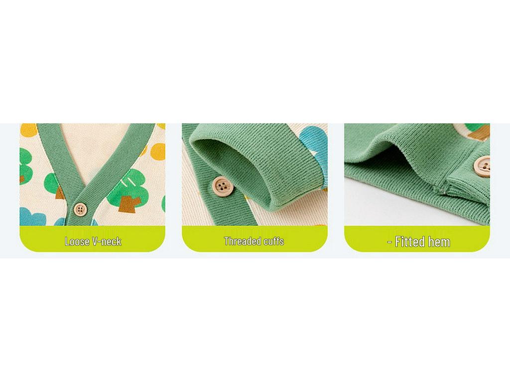 Dududu Home Kids' Knit Cardigan: Spring Thin Style for Boys and Girls