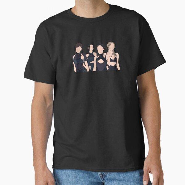 2026 Summer Fashion Trendy Tee Men Women Vintage Top BLACKPINK ‘Go’ Group Photo Line Art_ Classic T-Shirt for Sal