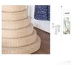 Round Woven Straw Zen Meditation Cushion Tatami Seat or Kneeling Tea Ceremony Cushion