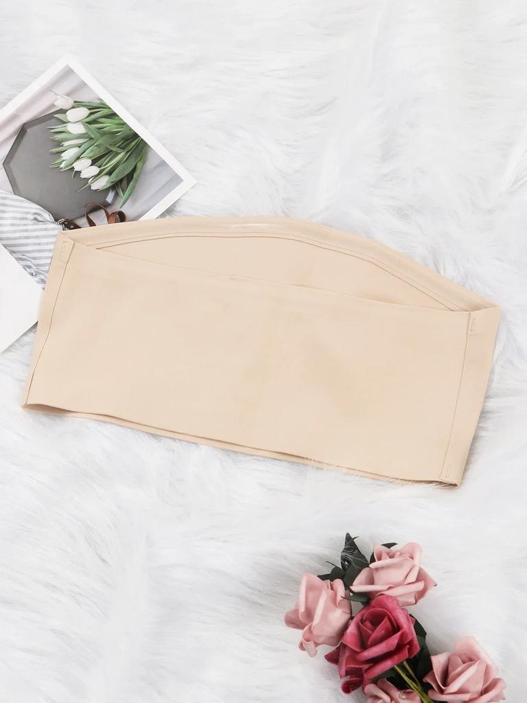 Reggiseno da donna senza spalline senza imbottitura senza cuciture con bottoni frontali intimo comodo e liscio