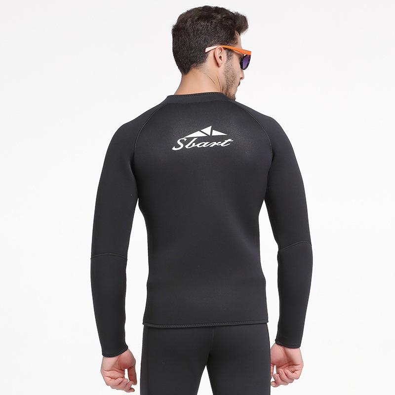 1,5 mm lange mouwen Sharkskin duik- en surfpak - Koudebestendige complete set