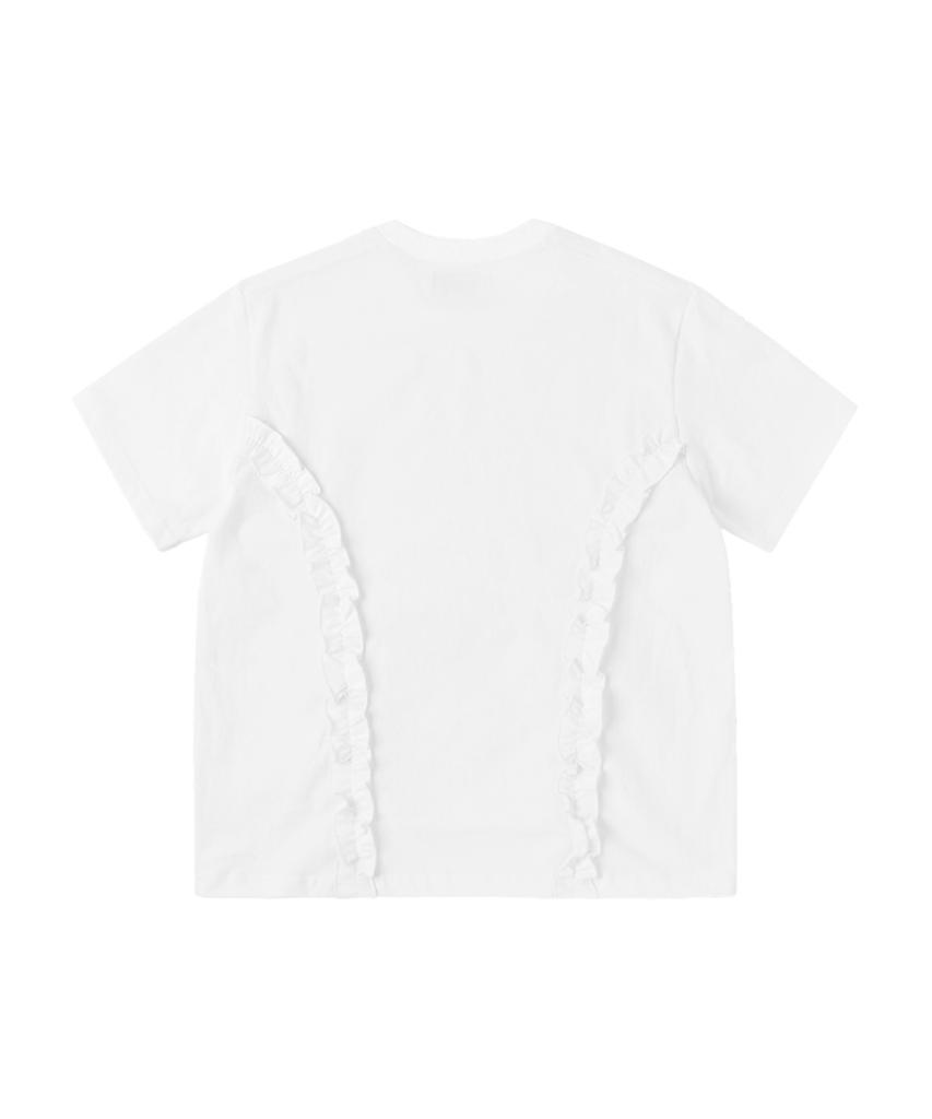Sseonegteu Moses Frill Tee - White