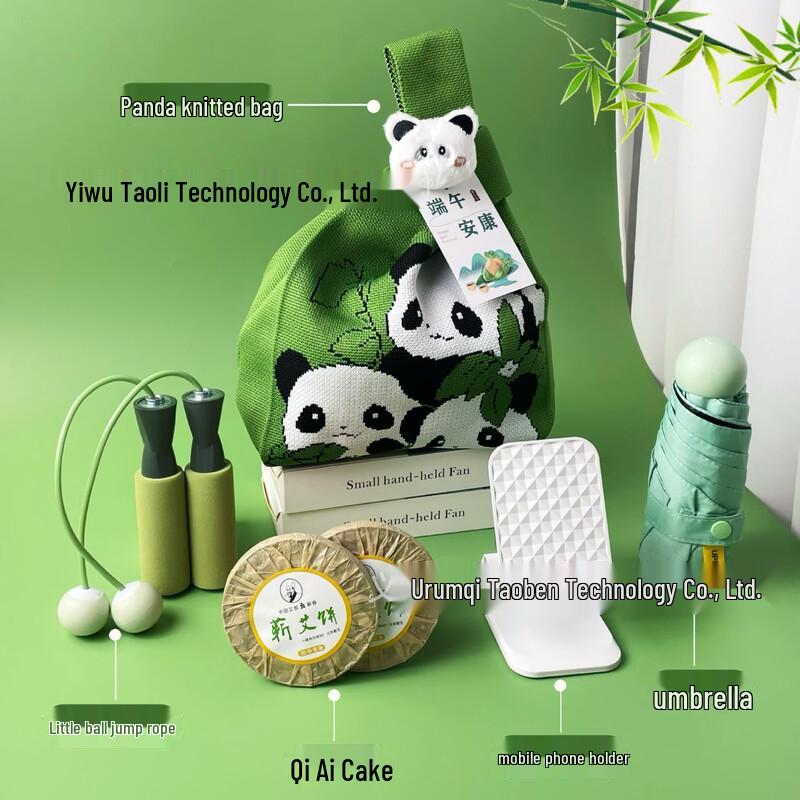 Newcity Panda Knit Travel Gift Set