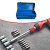Tool Box Anti Impact Portable Storage Organizer for Cameras Garage Traveling Blue