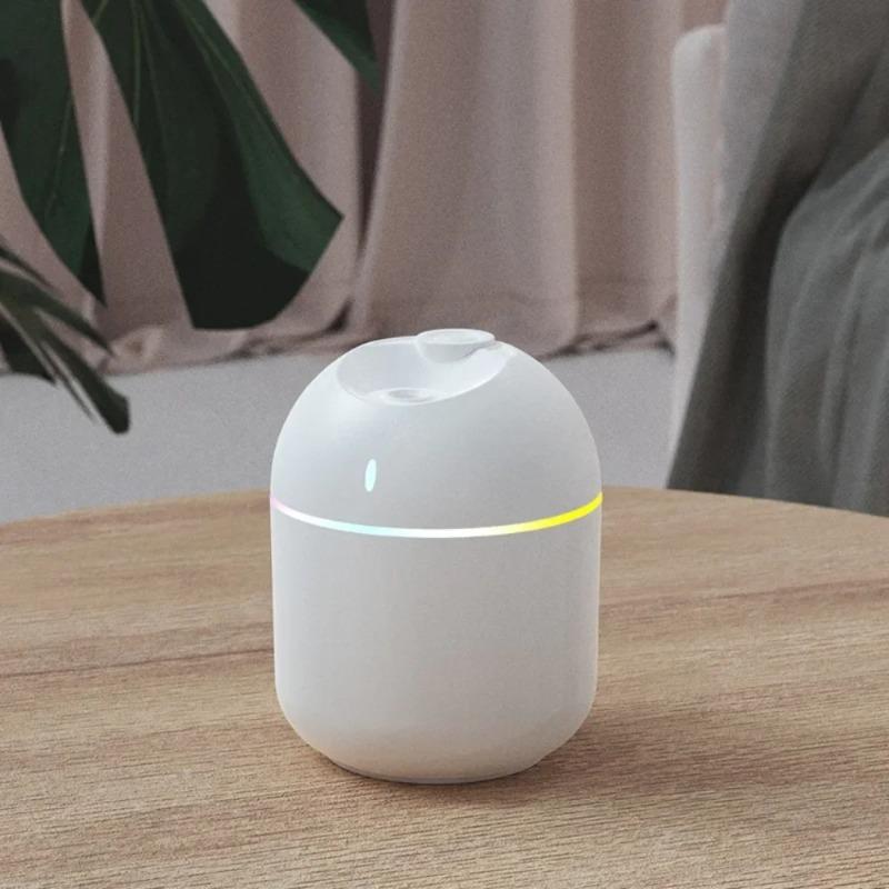 USB Mini Air Humidifier Aroma Essential Oil Diffuser For Home Car Ultrasonic Mute Mist Maker Diffuser with LED Color Lamp