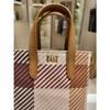 Daks Brown House Check Mini Crossbody Bag Dcwa4f501w2