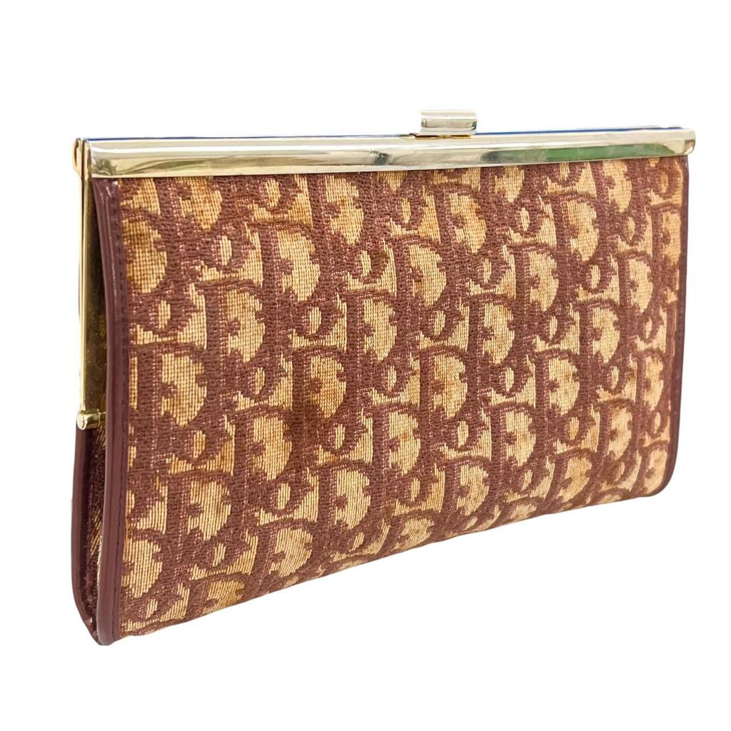 Dior Old dior Clutch bag Brown Women Trotter Pattern used
