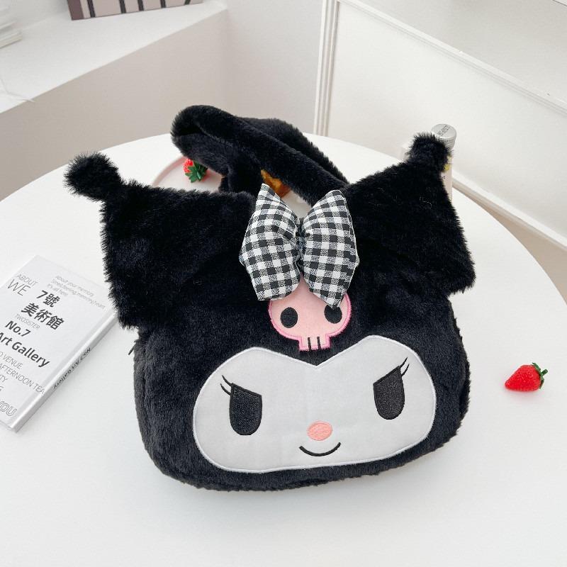Grab Machine Doll Toy Bag Student Large Capacity Shoulder Bag Cartoon Girl Lolita Plush Bag