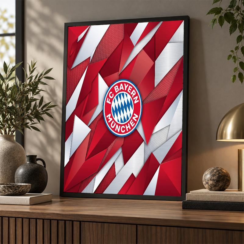 Bayern Munich Diamond Painting Kit 5D Full Drill DIY Diamond Mosaic Wall Art Home Decor