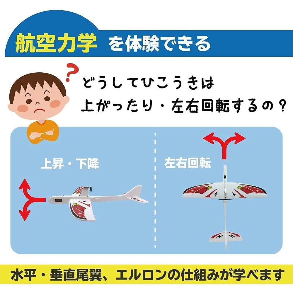 Avião de Brinquedo com Hélice Elétrica Recarregável por USB Original do Japão