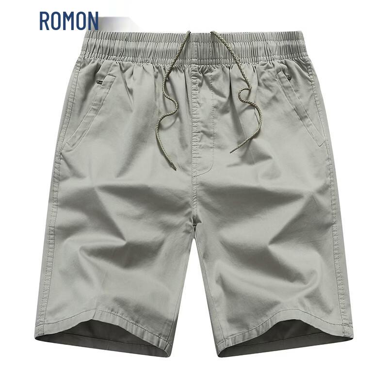 ROMON Men s Loose Fit Cotton Cargo Beach Shorts XL