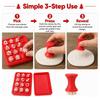 ABYN-12Pcs Christmas Pattern Clay Embossing Stamps With Storage Case, Pottery & Play Dough Stamp Tools For Holiday DIY Crafts