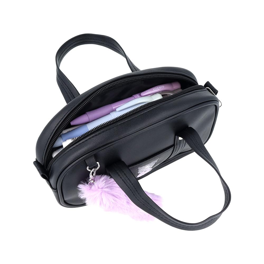 Stationery Kuromi Sanrio Characters Pencil Large School Bag S1430351 Sun-Star Case, Capacity, Style,