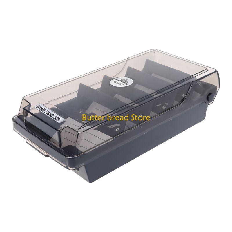 

W89C Large Capacity Splitter Index Tabs Business Card Holder Name Card Storage Box Or чистый