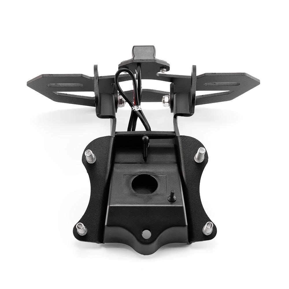 Rear Tail Tidy License Number Plate Holder Bracket with LED Light For Yamaha MT-