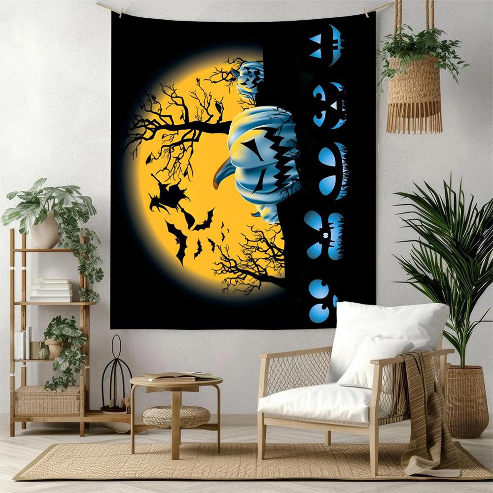 Halloween Wall Decor Tapestry Art For Pet Memorial Birthdaywedding Party Backdrop Family Gift