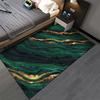 Luxury Green and Gold Abstract Art Pattern Carpet for Home Decor Suitable for use as an anti-slip for living room bedroom sofas
