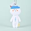 Four-Leaf Clover & Water Drop Orange Doll Pendant Keychain