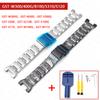 Stainless Steel Strap for Casio G-Shock GST-W300/400G/B100/S310/S120/S110/W110 Men Metal Silver Black Watch Band Bracelet Chain