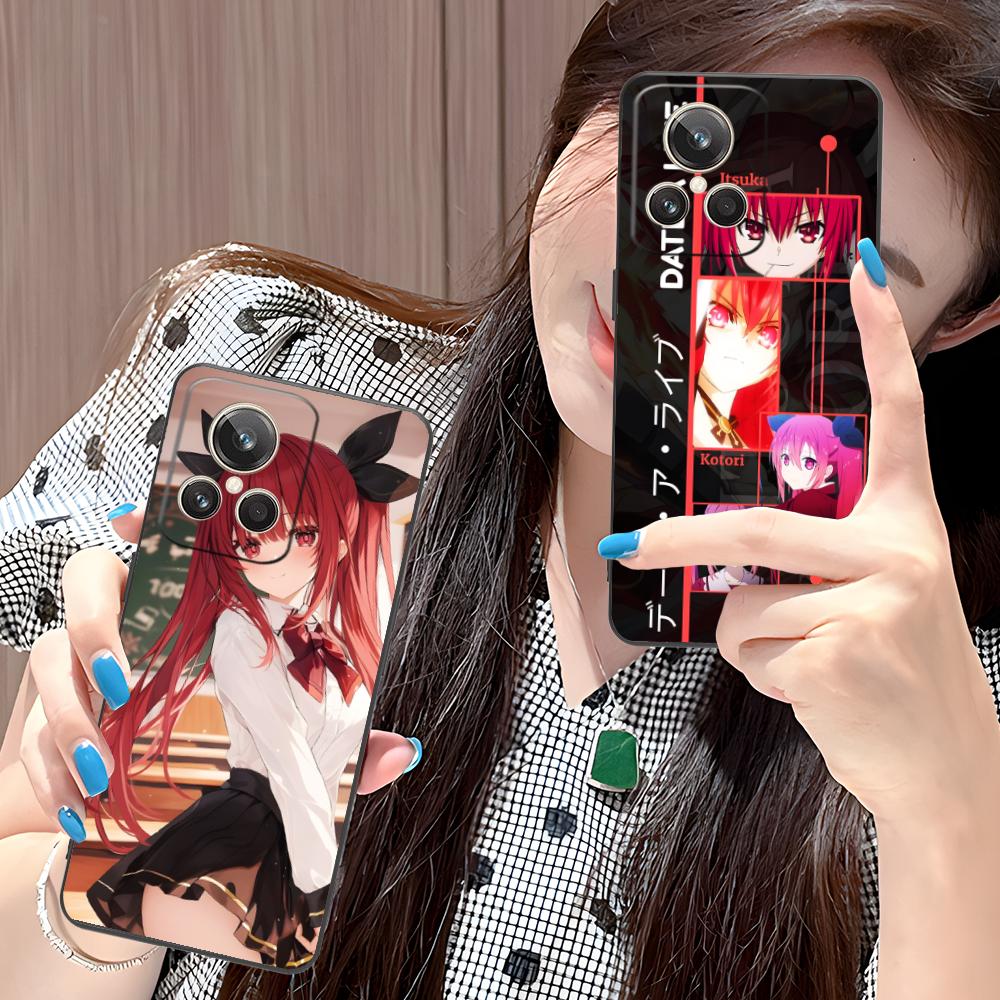 Date a Live Kotori Itsuka TPU Mobile Phone Case for Realme GT 8 Neo Pro C75 73 71 C67 65 C55 53 C35 31 C20 15 Colorful Cover