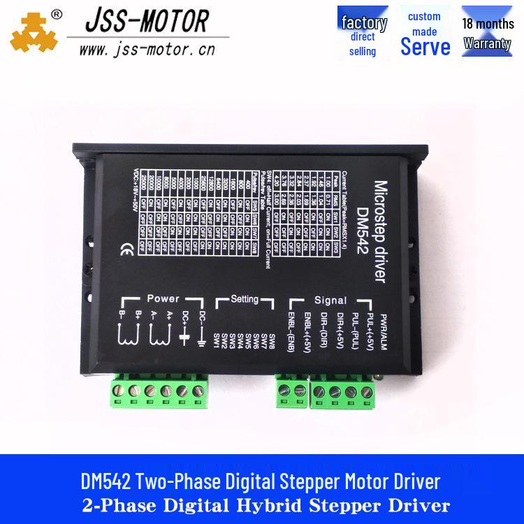 

DM542 Stepper Motor Driver with 57/86 Motor Compatibility