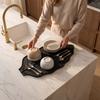 Silicone Leaf Shape Kitchen Dish Draining Mat Non-Slip Pot Holder  Kitchen Utensil