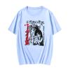 Japonský Démon Anime Punk Goth Tričko Volné Streetwear Harajuku Letní Móda Dámské Ležérní Estetické Kreslené