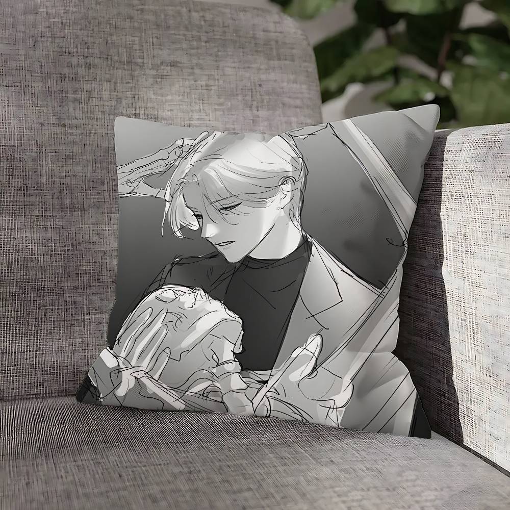 Johan M-Monster Liebert Pillow Case For Sofa Decor Car Office Room Printing Cushion Cover Decorations and Protector