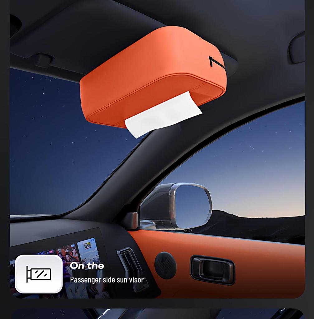 2025 BZ 3X Car Tissue Box: New Model Hanging Glove Box Accessory