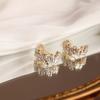 Cuff Fashion Jewelry  Rhinestone Clip Earrings Korean Earrings Ear Bone Clip Zircon Ear Clip