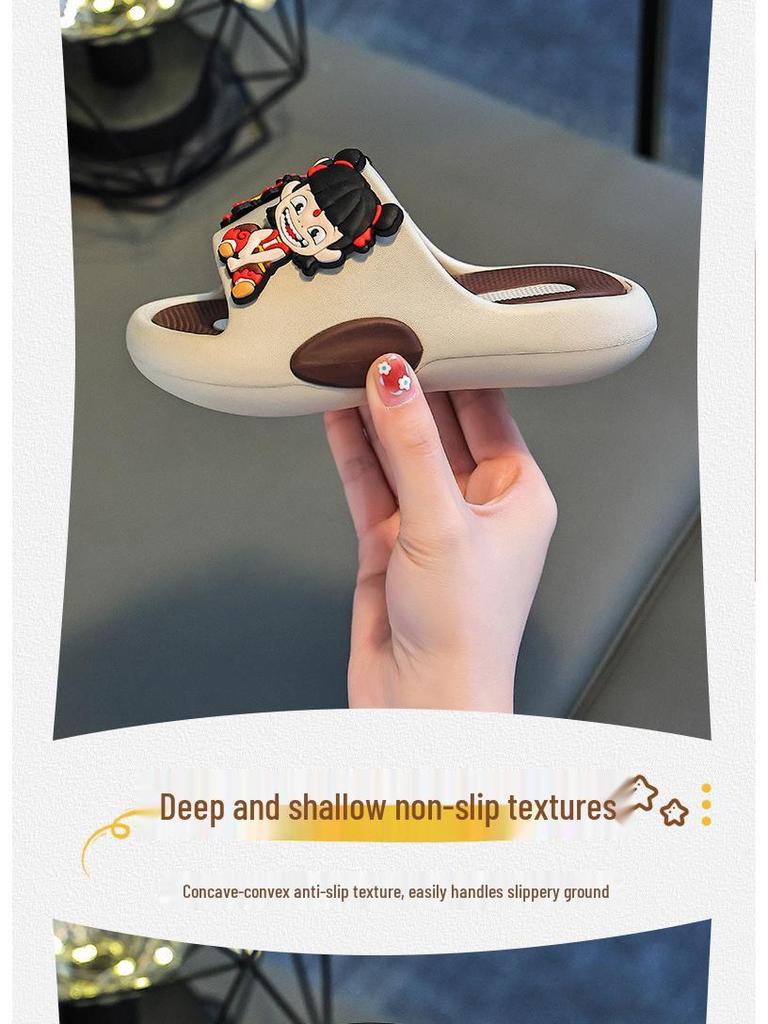 Nezha Non-Slip Boys' Indoor Slippers with Soft Soles