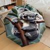 1 STuks Koala Paraplu - 8 Spaken Versterkt, Automatisch Openend, Lichtgewicht & Duurzaam, Mode Accessoire voor Buiten, J0331
