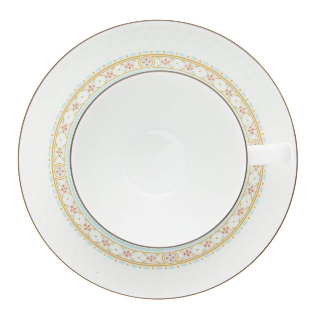 Noritake Humming Blue Cup & Saucer Set (Pair) (For Coffee and Tea) 125cc, Blue Fine Porcelain, P5389L/1645