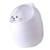 Desktop Mini Trash Can Cute Multi Functional with Lid Desk Pen Holder for Office School Home