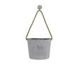Retro Wrought Iron Wall-Mounted Hanging Flower Vase and Basket for Indoor/Outdoor Décor