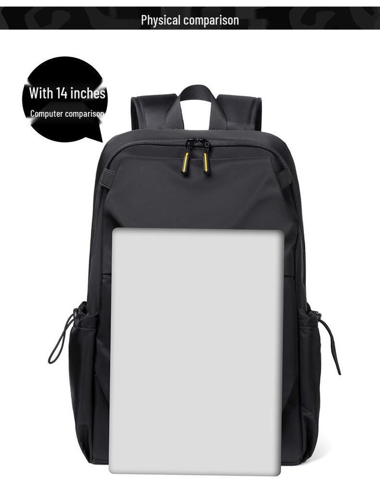 Kuangjiao Men's Multifunctional Lightweight Backpack for School and Travel