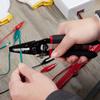 WGGE WG-013 Wire Stripper and Cutter 7'',Cuts, strips wire and loops 10-20 AWG Solid and (0.8-2.6mm) Stranded
