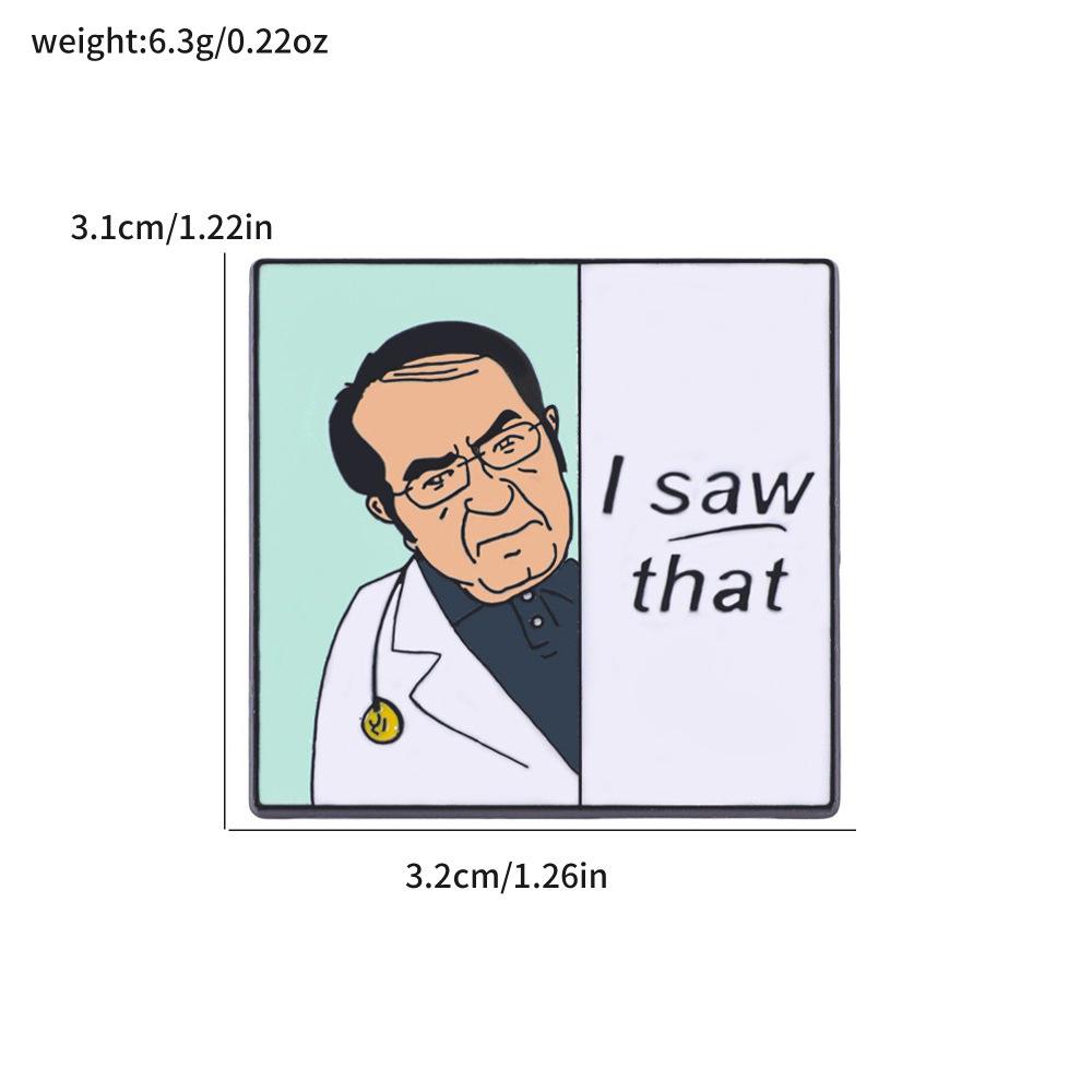 

Doctor Quotes Metal Badges Medical Doctor English Words Alloy Brooches Clothes Bags Accessories