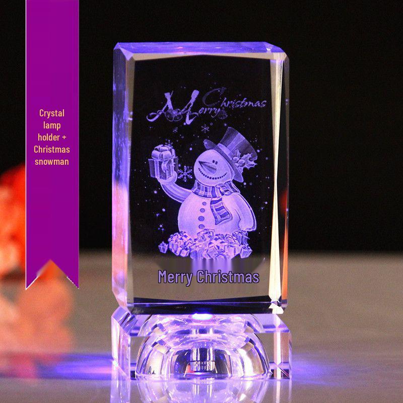 Romantic Rose Night Light: Crystal Ornament and Valentine's Confession Gift