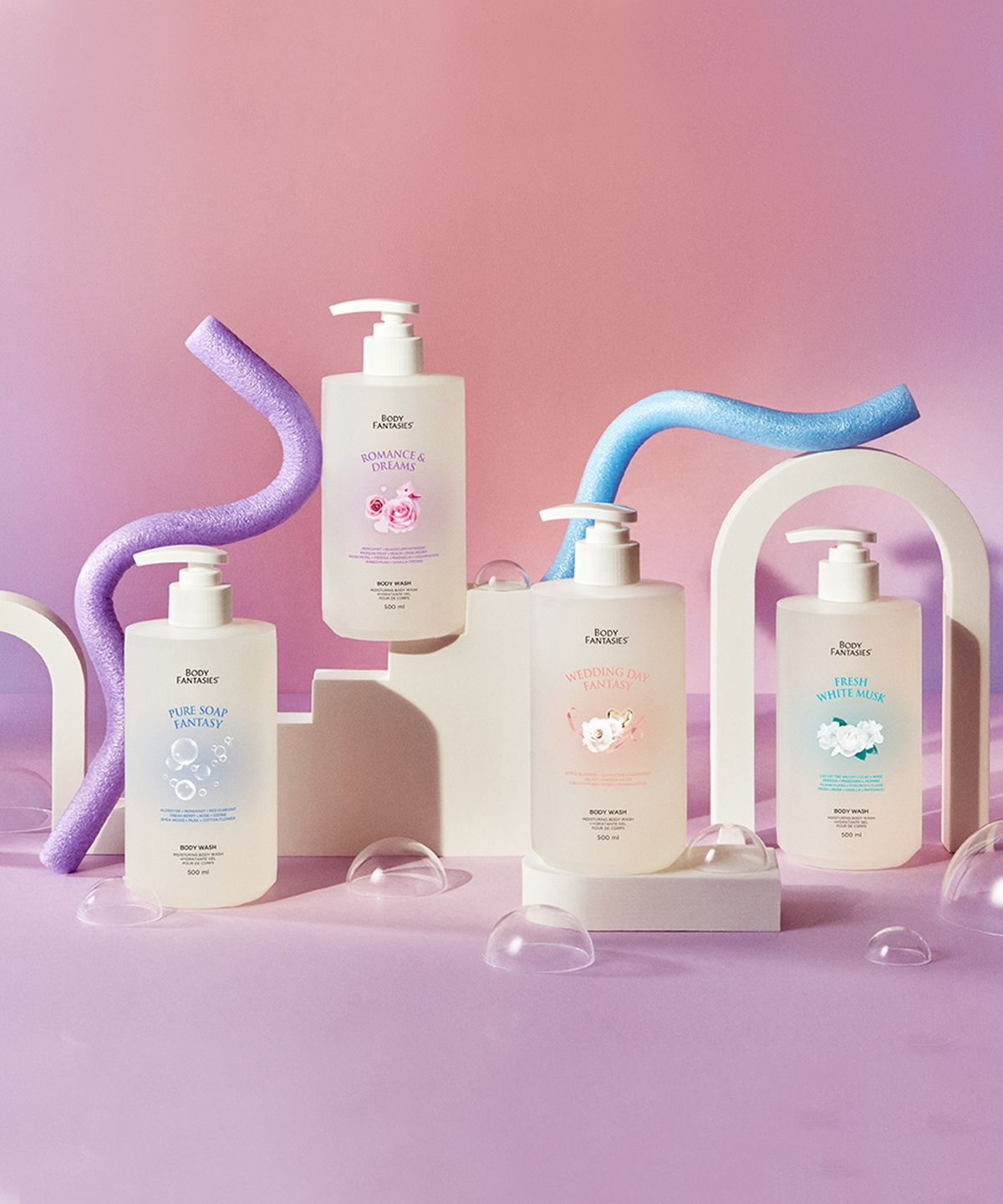 Pick and choose 500ml body wash Romance and Dream