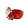 Resin Candy Dish Key Holder Bowl, Christmas Tabletop Storage Statue for Holiday Home Decor Gift