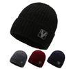 Cap Beanie Winter V Letter Knitted Hat Winter Protection Caps Gifts Outdoor